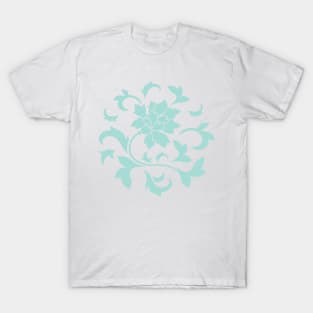 Oriental Flower – Limpet Shell – Circular T-Shirt